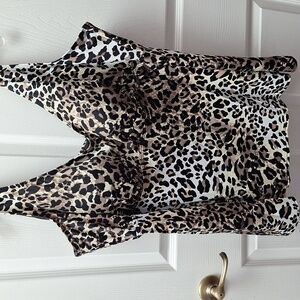 Q women's Swimsuits for All animal print plus size swim top 30